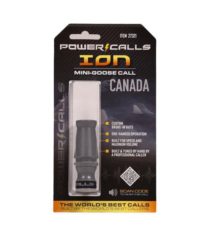 Power Calls Ion Polycarbonate Single Reed Goose Call