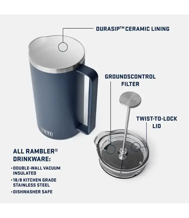 Yeti Rambler 1.9 L French Press
