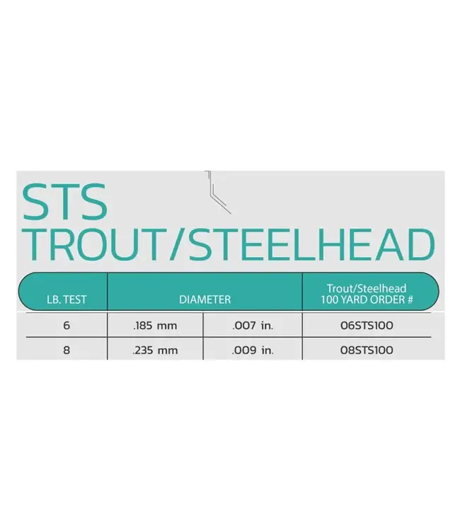 Seaguar STS Steelhead/Trout - 6LB /8LB | 100 YD