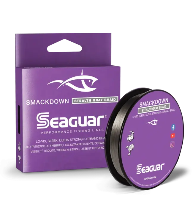 Seaguar Smackdown Lo-Vis Stealth Gray Line