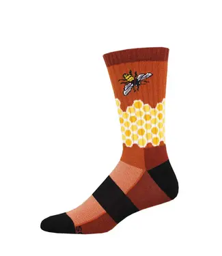 SOCK SMITH Sock Smith Men's Compass Wool Home Sweet Honeycomb Socks