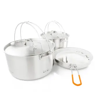 GSI OUTDOORS GSI Outdoors Glacier Stainless Troop Cookset