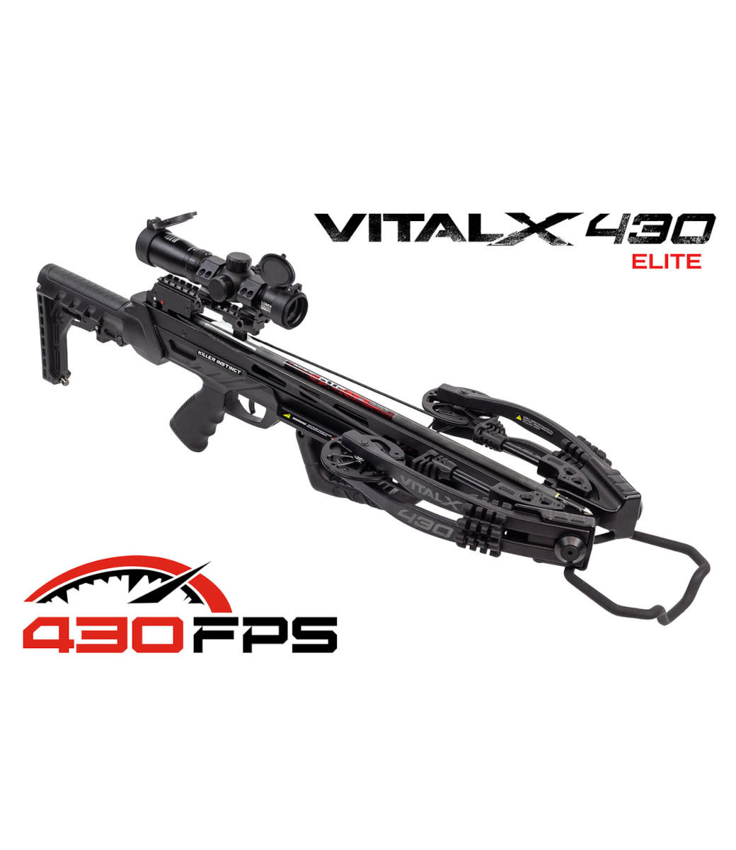 Killer Instinct Vital-X 430 Elite Crossbow Package - Ramakko's