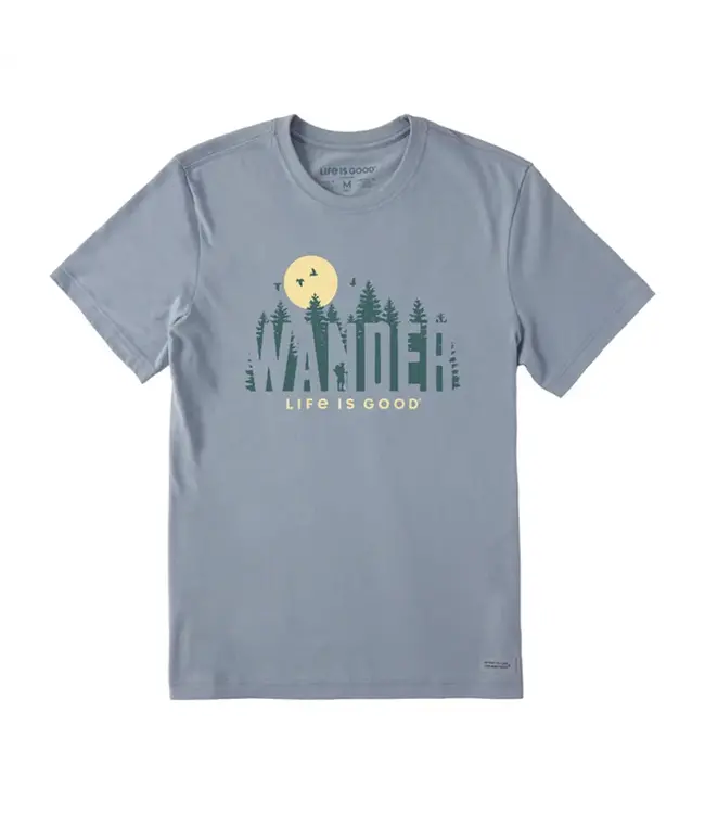 Life Is Good Men's Wander Forest Crusher-LITE Tee