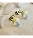 Pika & Bear "Agaric" Porcelain Mushroom Stud Earrings