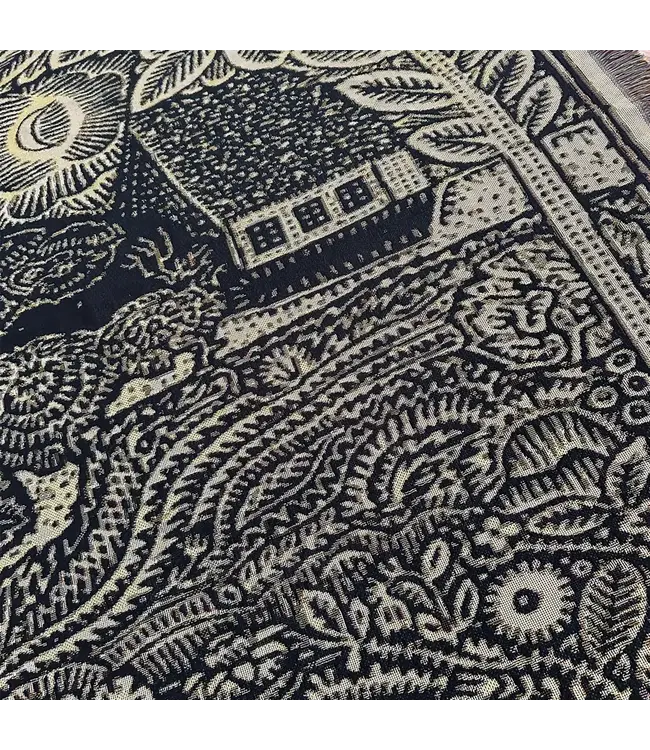 Pika & Bear Cabin Design Jacquard Throw