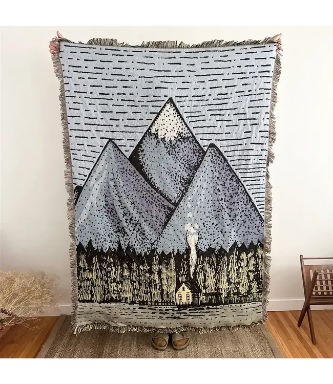 Pika & Bear Cabin Design Jacquard Throw