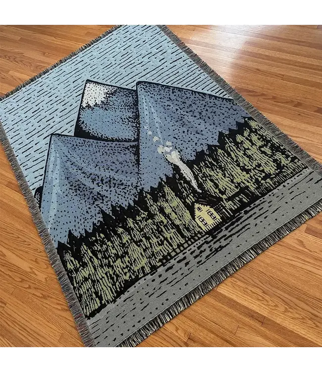 Pika & Bear Cabin Design Jacquard Throw
