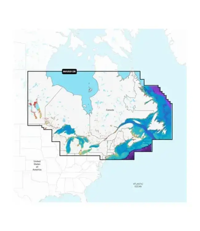 Garmin Canada, East & Great Lakes - Lakes, Rivers and Coastal Marine Charts