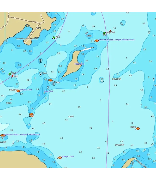 TrakMaps Marine Ontario For Garmin GPS
