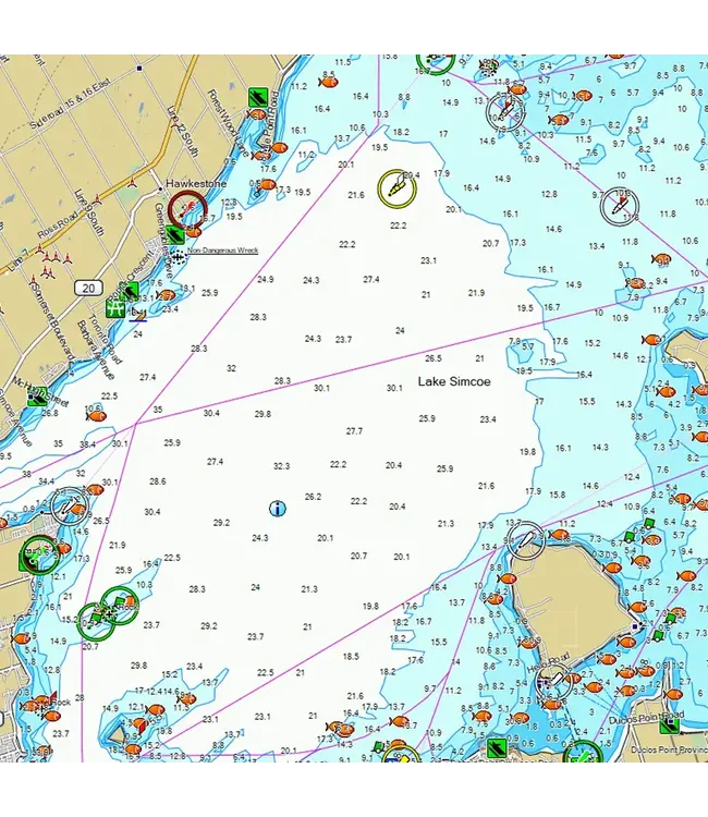 TrakMaps Marine Ontario For Garmin GPS