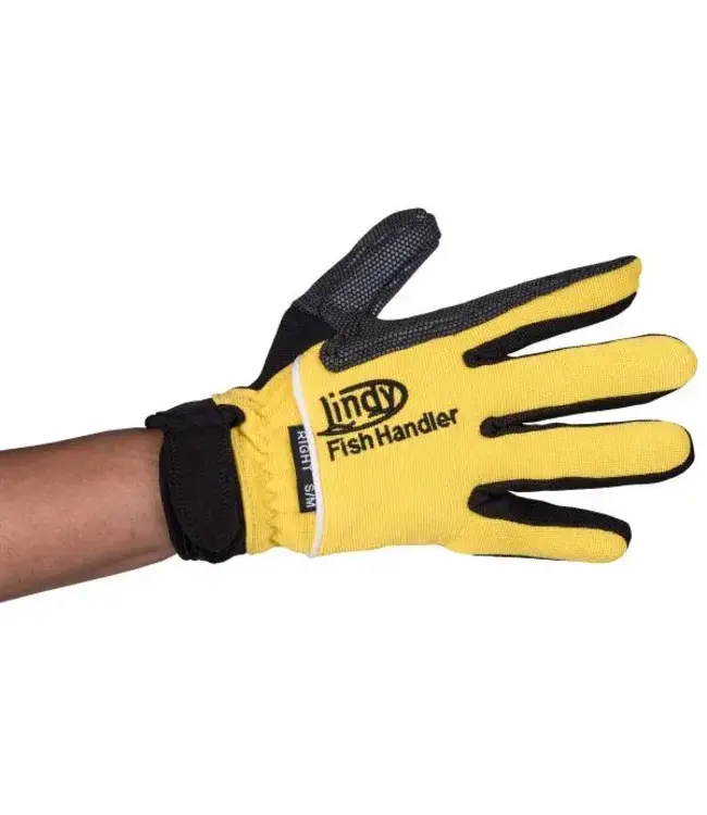 Lindy Fish Handling Glove - Yellow - Medium, Right Hand