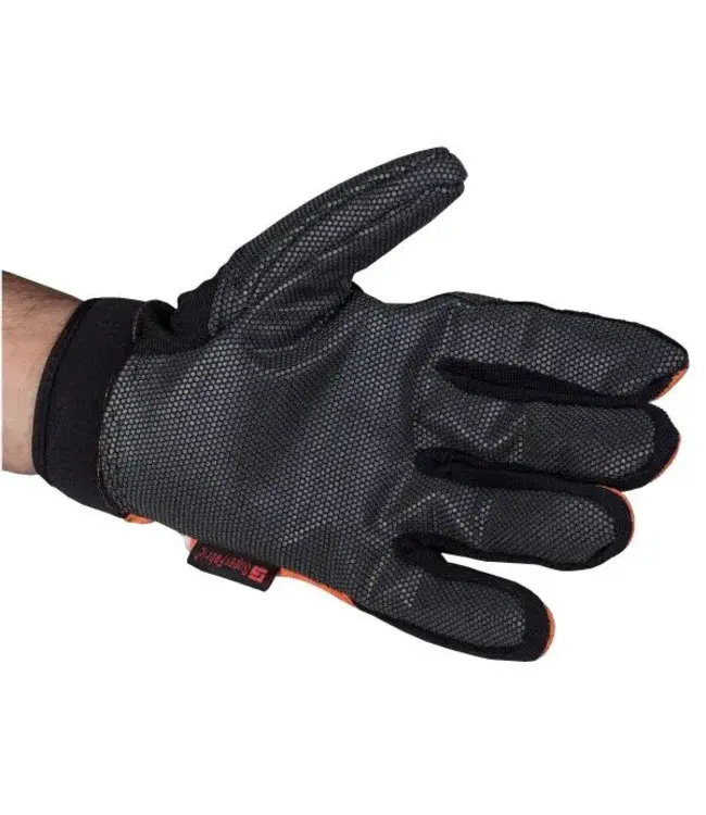 Lindy Fish Handling Glove - Orange - Large, Left Hand