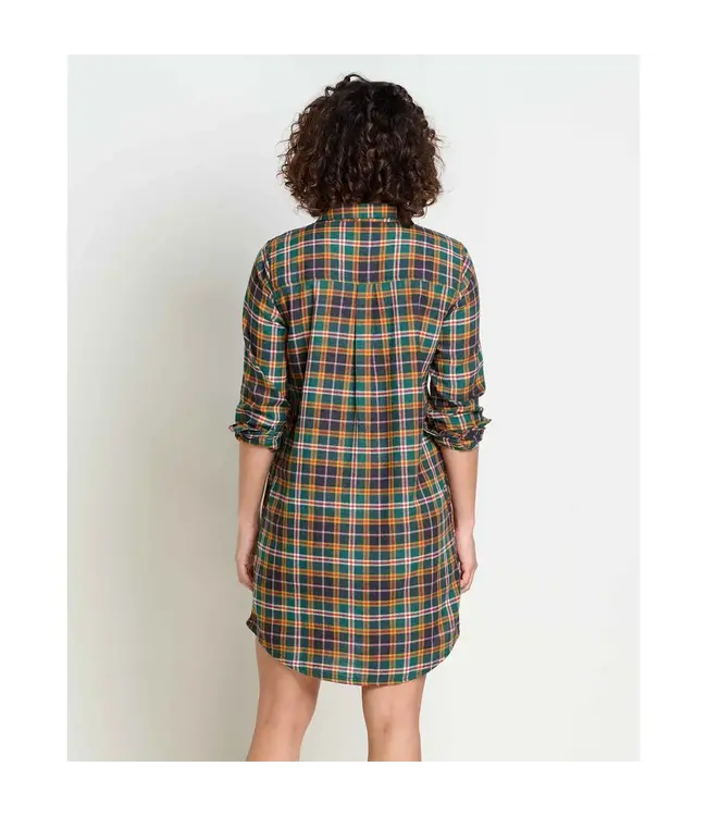 Toad & Co Women's Re-Form Flannel Shirtdress