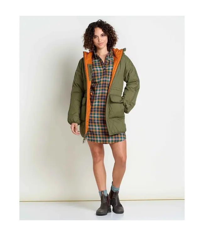 Toad & Co Women's Re-Form Flannel Shirtdress