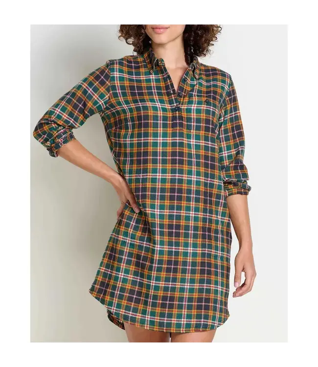 Toad & Co Women's Re-Form Flannel Shirtdress
