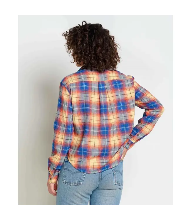 Toad & Co Women's Re-Form Flannel Boxy Shirt