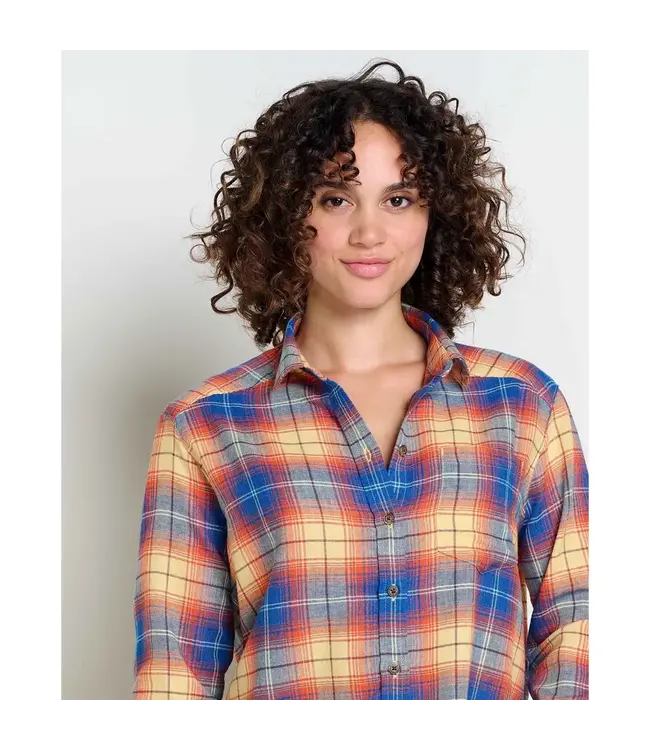 Toad & Co Women's Re-Form Flannel Boxy Shirt