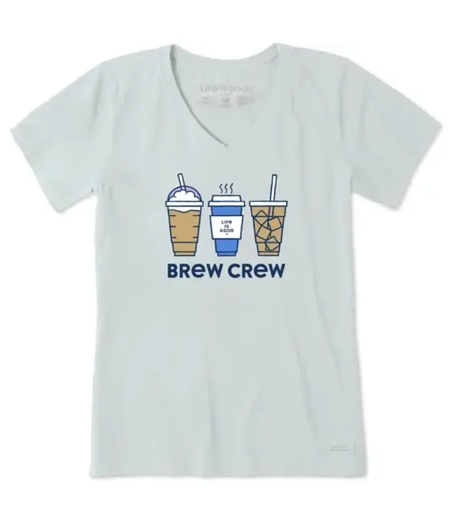 Life Is Good Women's Brew Crew Crusher Vee