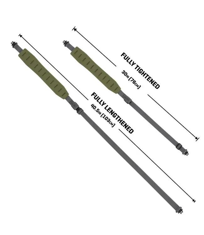 The Allen Company King Traction Molded Rubber Sling - Ranger Green