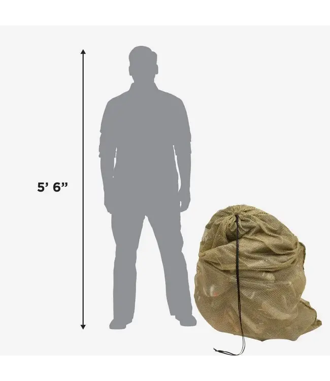 The Allen Company Mesh Decoy Bag, 52"L x 30"W, Olive