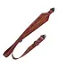 The Allen Company Heritage Western Scallop Leather Rifle Sling - Brown