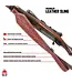 The Allen Company Heritage Western Scallop Leather Rifle Sling - Brown
