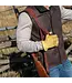 The Allen Company Heritage Western Scallop Leather Rifle Sling - Brown