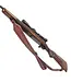 The Allen Company Heritage Western Scallop Leather Rifle Sling - Brown