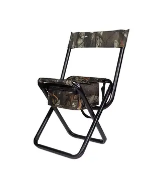 THE ALLEN COMPANY The Allen Company Camo Folding Hunting Stool with Back - Black