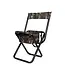 The Allen Company Camo Folding Hunting Stool with Back - Black