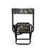 The Allen Company Camo Folding Hunting Stool with Back - Black