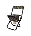 The Allen Company Camo Folding Hunting Stool with Back - Black