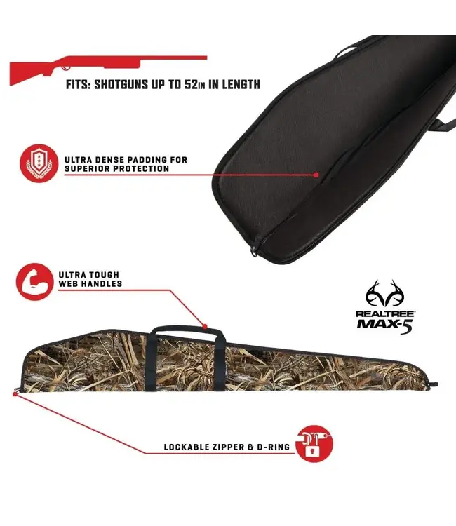 The Allen Company Leadville 52" Shotgun Case - Realtree Max-7