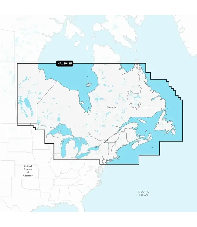 Navionics Canada, East & Great Lakes - Lakes, Rivers and Coastal Marine Charts