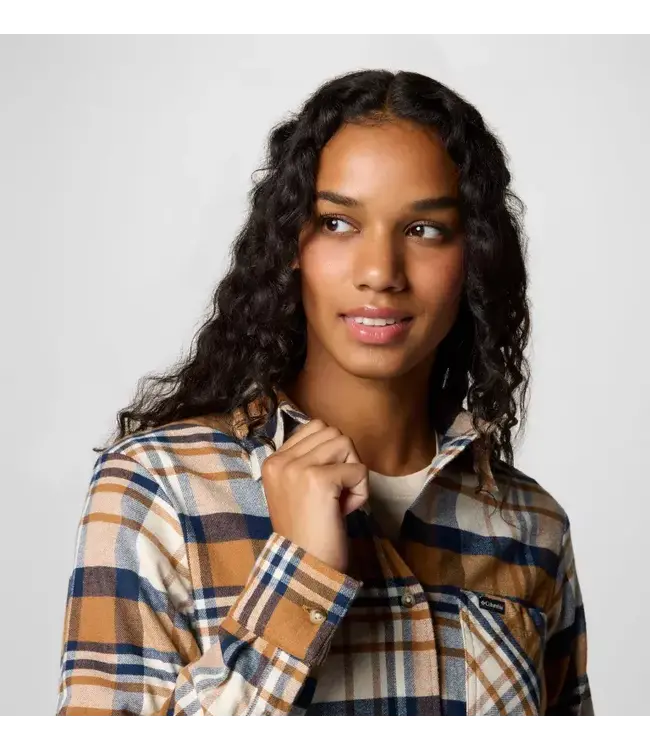 Columbia Women's Calico Basin Flannel Long Sleeve Shirt
