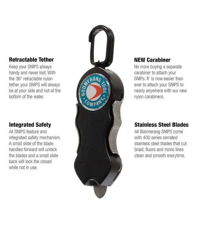 Boomerang Tool Company Salt Water Big SNIP Fishing Line Cutter