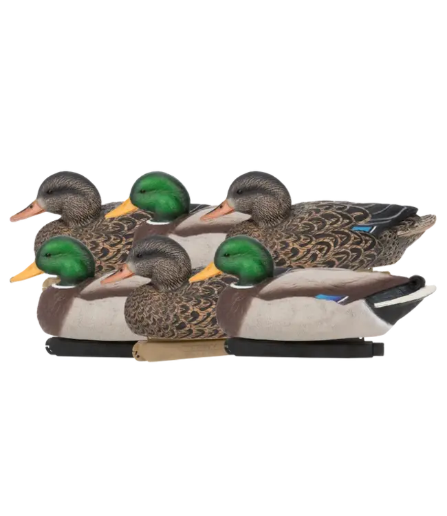 Zink Floating Decoys - Mallards - 6 Pack