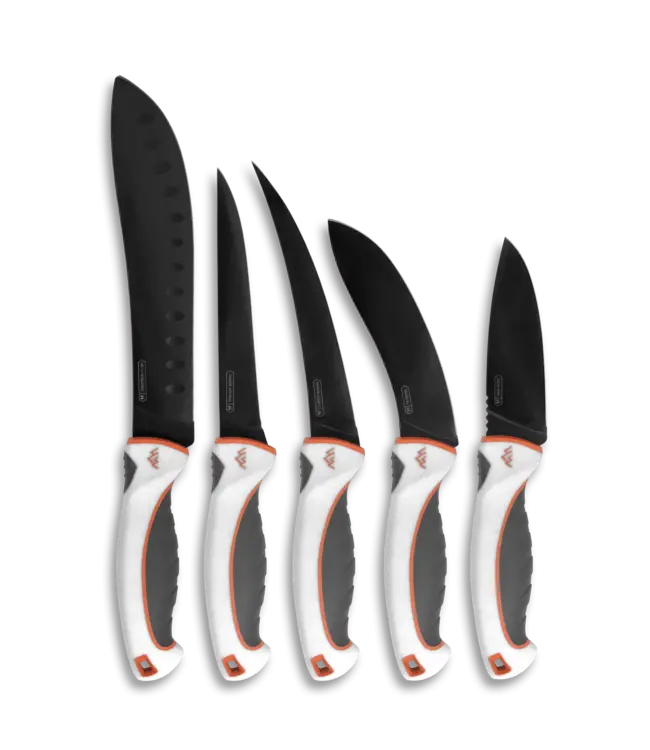 Outdoor Edge Ergomax 6-Piece Professional Grade Processing Knife Set