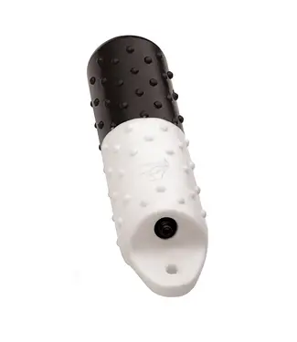 Dokken Dog Supply 3" Rubber Knobby Dummy - Black/White
