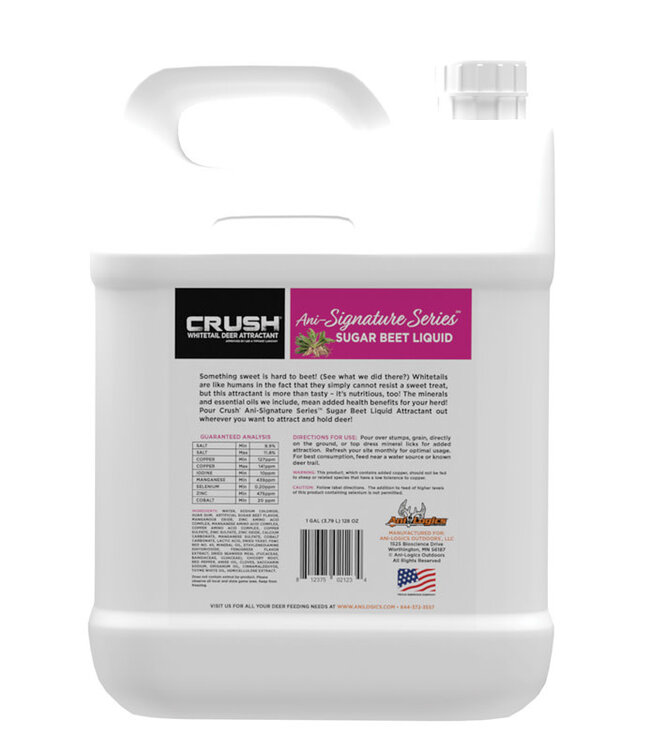 Ani-Logics CRUSH Sugar Beet Liquid-1 Gallon
