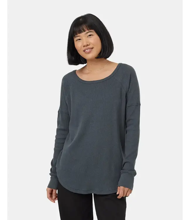 Tentree Women's TreeWaffle Crew Longsleeve Top