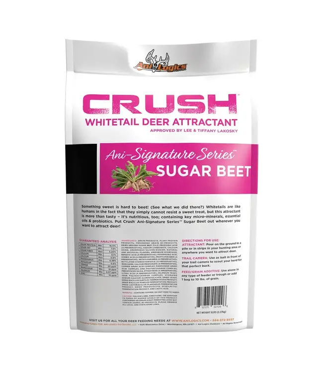 Ani-Logics CRUSH Sugar Beet Granular Bag - 5 lb