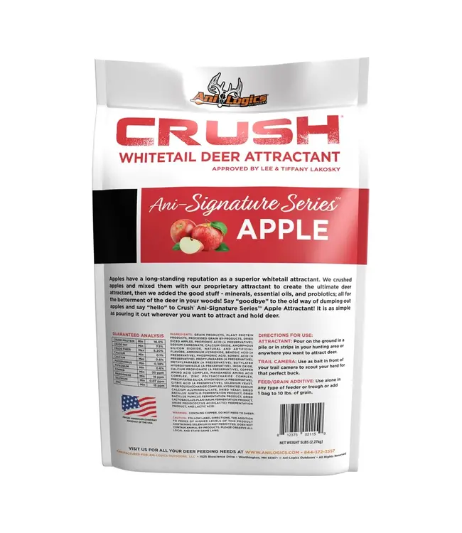 Ani-Logics CRUSH Apple Granular Bag - 5 lb