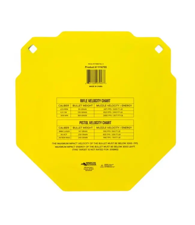 Caldwell AR500 13" Octagon Target
