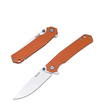 RUIKE Ruike P801 Knife with Orange Handle
