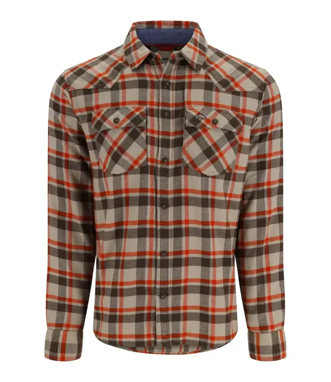 Simms Men's Santee Long Sleeve Flannel