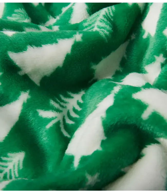 Hatley Christmas Trees Fuzzy Fleece Blanket