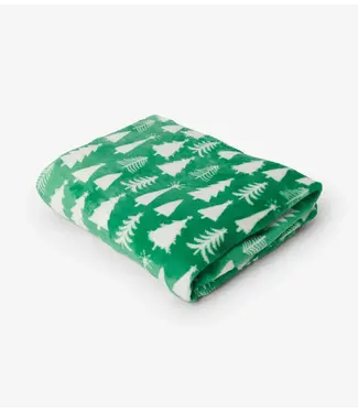 HATLEY Hatley Christmas Trees Fuzzy Fleece Blanket