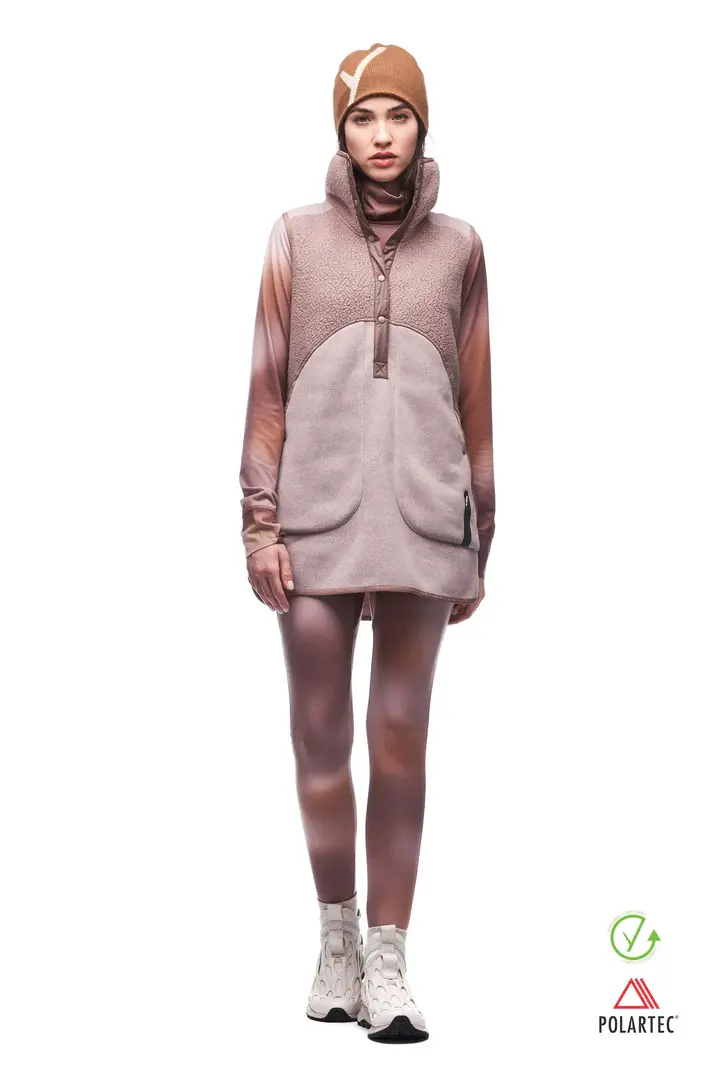 Ameri♡ MEDI SHEER DOCKING LADY LIKE VEST MEDI SHEER DOCKING LADY LIKE VEST